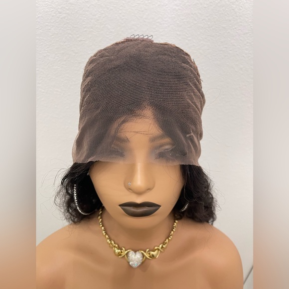 22” Virgin Human Hair Water Wave, Natural Color, 360 Lace Wig - Picture 7 of 9